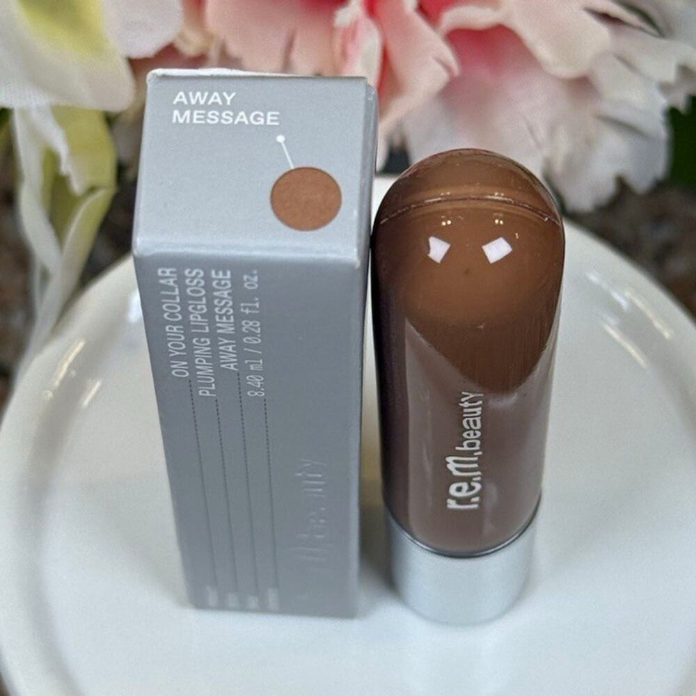 r.e.m. beauty On Your Collar Plumping Lipgloss Away Message 0.28 oz